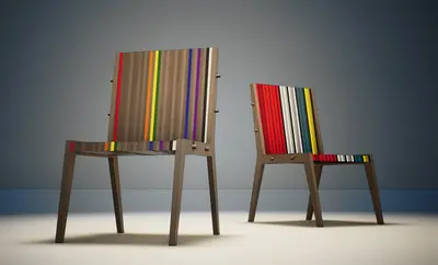 The Rainbow Chair, by Tetiana Korchebna and Ihor Zhuravel