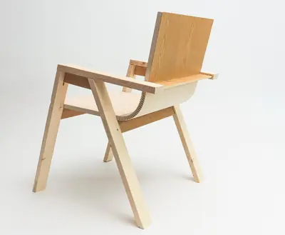 C.u.t.w. Chair, by Joerg Volgger