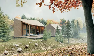 PEAK Cabins, par AtelierR design studio