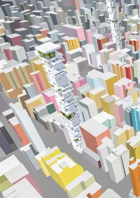 Vertical Village, by François Chantier and Maria Fernandez