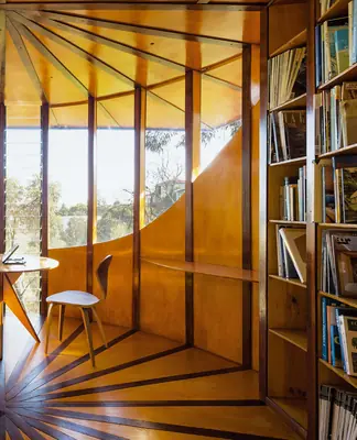 Un estudio entre los árboles, de Max Pritchard Gunner Architects