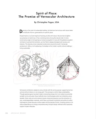 The first page of Spirit of Place: The Promise of Vernacular Architecture, by Christopher Fagan